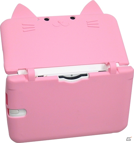 キュートなネコ耳が付いた3DS LL用カバー「CYBER・シリコンカバー ねこにゃん」7月31日に発売の画像8