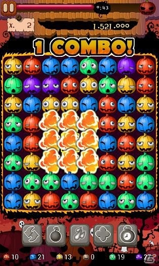 思わず吹き出すキュートなカボチャを爆発させまくれ！Android「Halloween Pang Pang」Google Playにて配信開始の画像3