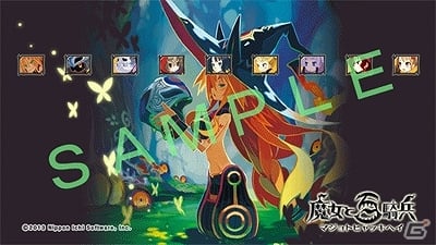 PS3「魔女と百騎兵」キャラクターデザイン・原田たけひと氏のイラストやかわいらしいSDキャラが描かれた5種類のカスタムテーマが登場の画像1