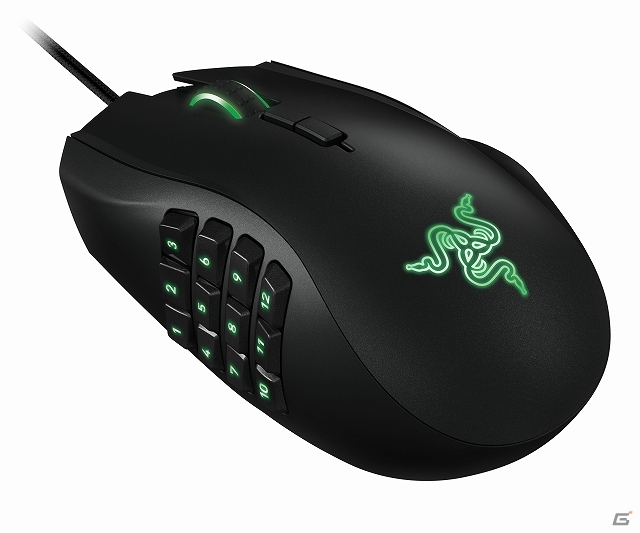 12個のメカニカルサムグリッドボタンがより洗練された形状に進化！RazerのMMOゲーミングマウス「Naga 2014」8月15日に発売の画像1
