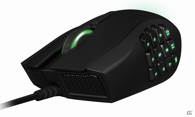12個のメカニカルサムグリッドボタンがより洗練された形状に進化！RazerのMMOゲーミングマウス「Naga 2014」8月15日に発売の画像3