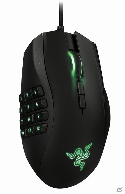 12個のメカニカルサムグリッドボタンがより洗練された形状に進化！RazerのMMOゲーミングマウス「Naga 2014」8月15日に発売の画像5