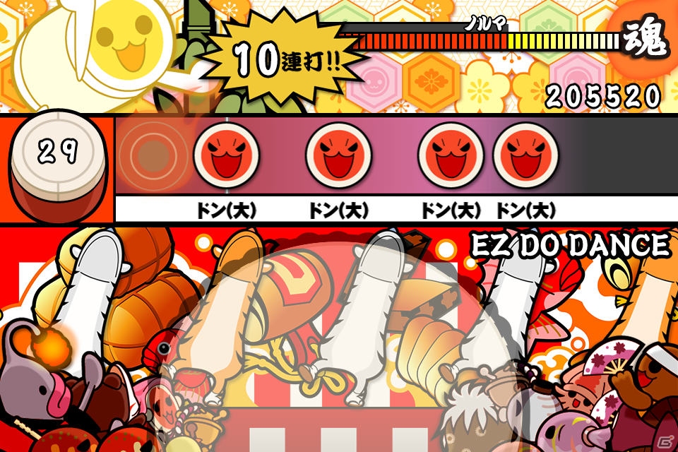 iOS「太鼓の達人プラス」にて「EZ DO DANCE」などを収録した「人気曲ぱっく12」の配信がスタートの画像4