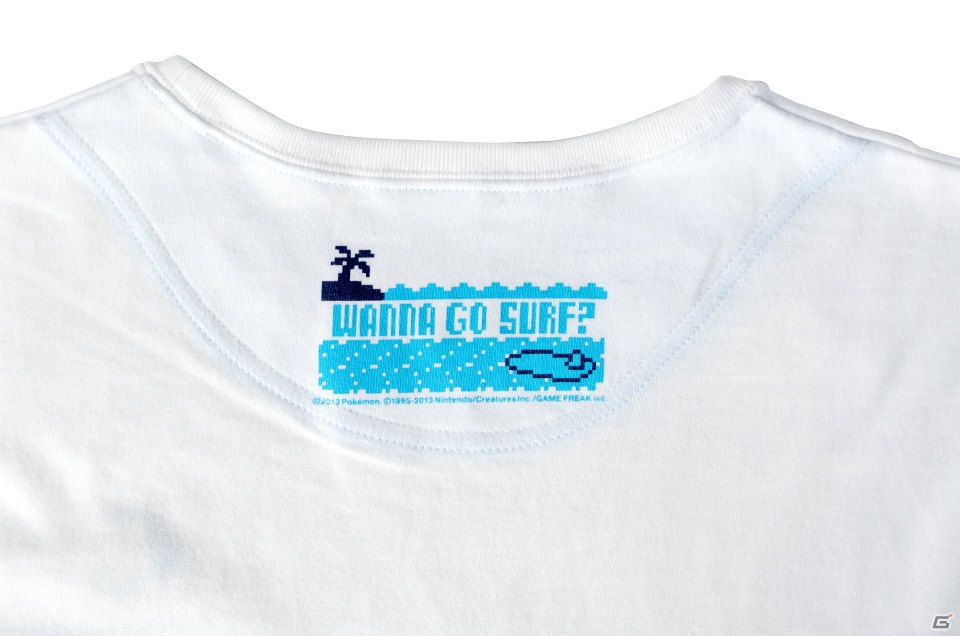 「THE KING OF GAMES」のポケモンTシャツ第2弾としてピカチュウのなみのり姿が楽しめる「AERIAL」が登場の画像6