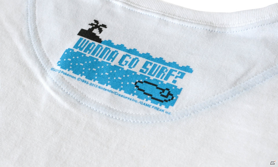 「THE KING OF GAMES」のポケモンTシャツ第2弾としてピカチュウのなみのり姿が楽しめる「AERIAL」が登場の画像7