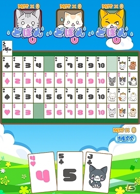 Android「ねこ七ならべ」＆「ねこソリティア」が配信開始―自社開発エンジン「GCube」を使用して製作された2Dカジュアルゲームの画像1