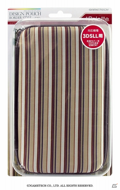 「+Palette」ブランドより3DSLL/DSiLL用「デザインポーチ」＆3DSLL用「デザインカバー」8月11日より発売―どちらも全9柄が登場の画像6