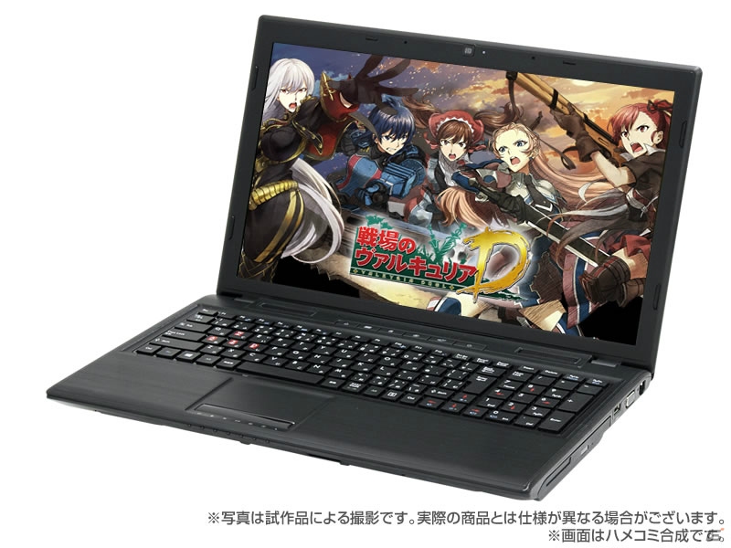 「戦場のヴァルキュリアDUEL」のGALLERIA推奨ノートパソコンが登場―限定Pカード「カリサ」などの特典を付属の画像1