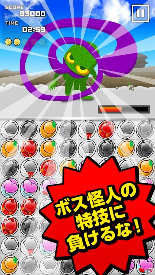 ハチレンジャイを消してチョッカーを倒そう！Android「パズル戦隊！ハチレンジャイ」が配信開始の画像4