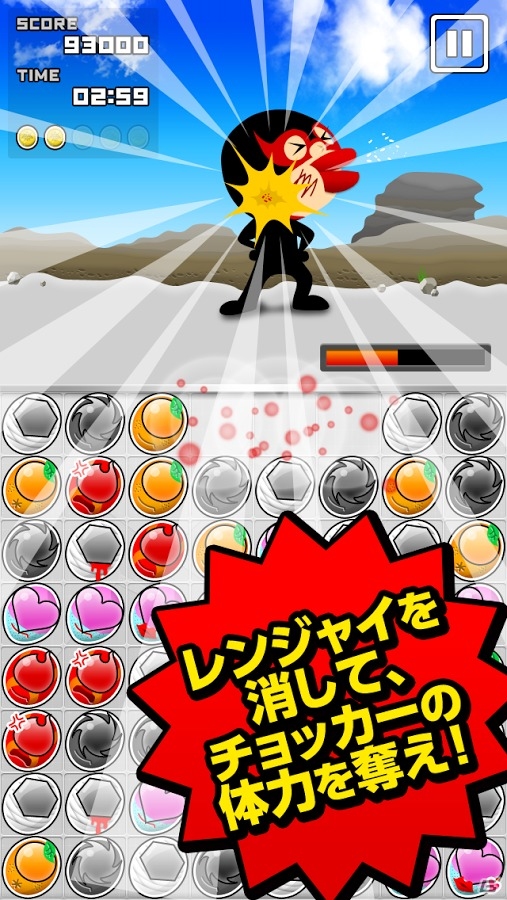 ハチレンジャイを消してチョッカーを倒そう！Android「パズル戦隊！ハチレンジャイ」が配信開始の画像5