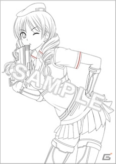描き下ろしイラストがズラリと揃ったPS Vita/3DS「エクステトラ」店舗別特典イラストの線画が公開の画像2