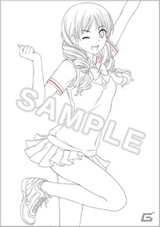 描き下ろしイラストがズラリと揃ったPS Vita/3DS「エクステトラ」店舗別特典イラストの線画が公開の画像7