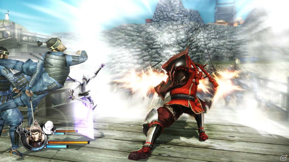 PS3「戦国BASARA4」仲間武将とともに戦う「戦友システム」＆2人の力を合わせて繰り出す「戯画バサラ技」を紹介！の画像1
