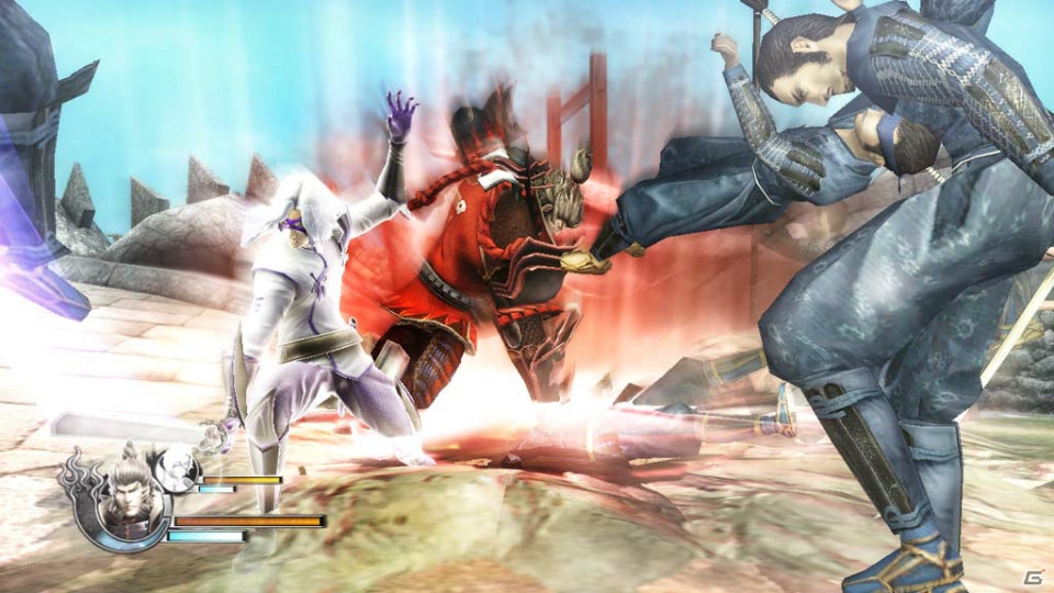 PS3「戦国BASARA4」仲間武将とともに戦う「戦友システム」＆2人の力を合わせて繰り出す「戯画バサラ技」を紹介！の画像2