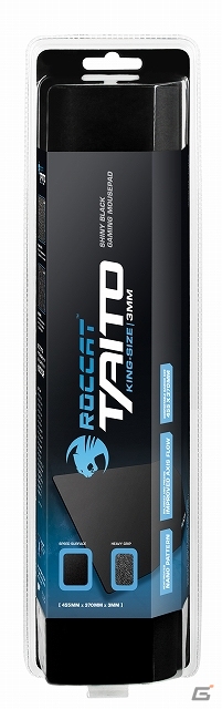ROCCAT、日本のユーザー向けに仕様変更されたゲーミングマウスパッド「Tait」がキングサイズ＆ミニサイズで8月12日より発売の画像4