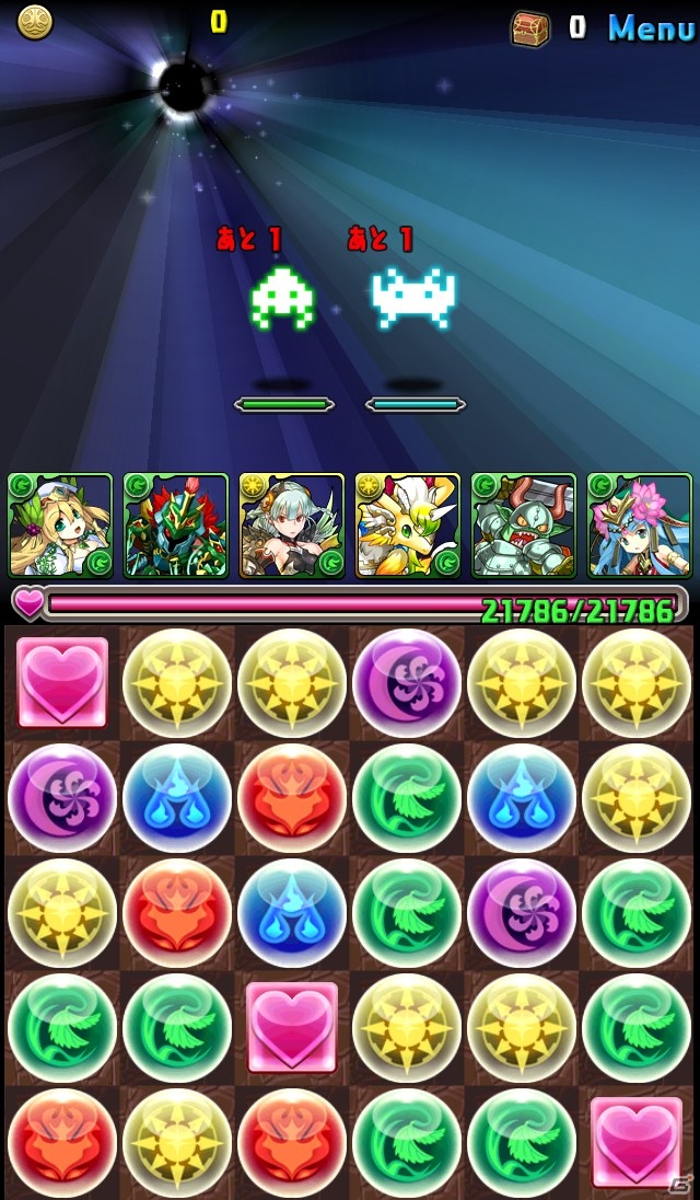 iOS/Android「パズル＆ドラゴンズ」に宇宙空間をイメージした「グルーヴコースター ゼロ」とのコラボダンジョンが登場の画像2