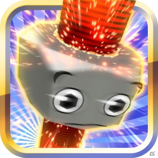 高速スワイプでナットを宇宙へ打ち上げよう！iOS「回せ!ナットくん」が配信開始の画像2