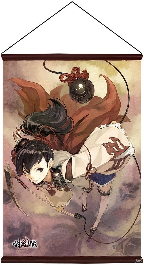 「討鬼伝」イラストレーター左氏の美麗なイラストが楽しめる大型タペストリーやクリアファイルなどの公式グッズ5種類が8月下旬より順次発売の画像2