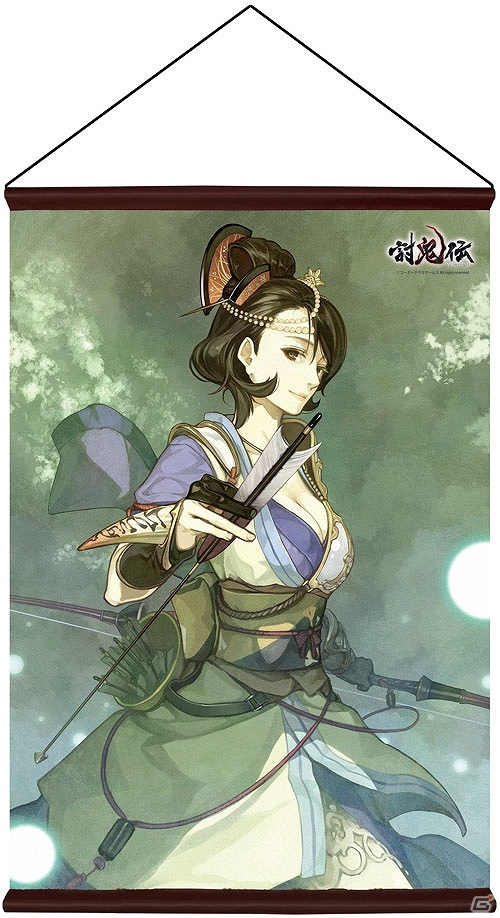 「討鬼伝」イラストレーター左氏の美麗なイラストが楽しめる大型タペストリーやクリアファイルなどの公式グッズ5種類が8月下旬より順次発売の画像5