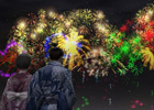 PS3/PS2/PC「信長の野望 Online」琵琶湖上に打ち上がる花火を観覧しよう！「花火祭2013」が8月21により開催―新作花火を作れる「花火大会」も