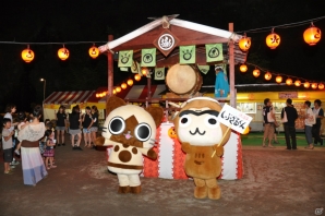 アイルーとしぶざるくんがモン（盆）踊り！コラボメニューや露天風呂、夏の信州渋温泉でハンター気分を満喫！「モンハン渋の里」プレスツアー1日目をレポートの画像111