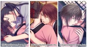 新選組隊士たちとの恋愛模様を描くiOS版「華の新撰組～蜜夜秘めがたり～」が配信スタートの画像2