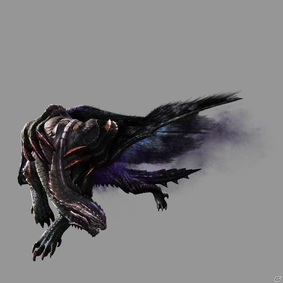 3DS「モンスターハンター4」鱗粉を撒き散らし頭部の感覚器官が現れる！黒蝕竜「ゴア・マガラ」の「狂竜化」について紹介の画像2