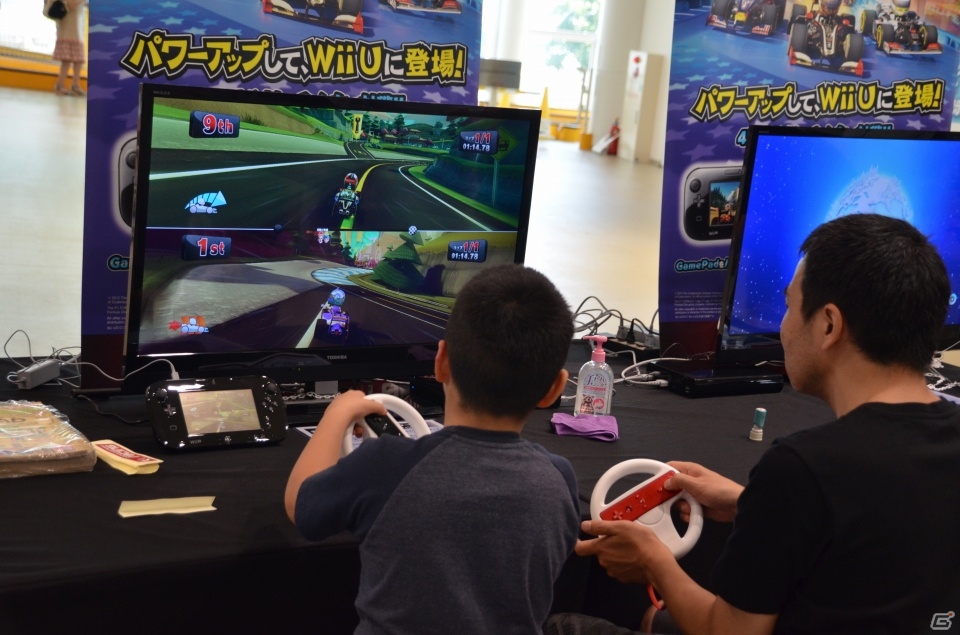 Wii U「F1 RACE STARS POWERED UP EDITION」が夏休みメガウェブ探検隊に出展―親子連れで賑わう会場の模様をお届けの画像2