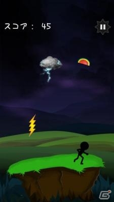 雷雲から逃げて生き延びろ！iOS「Thundercloud 雷雲」が配信開始の画像2