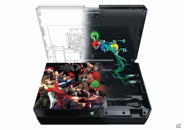 Xbox 360用アーケードスティック「Razer Atrox スーパーストリートファイターIV AE コレクターズエディション」が発売決定の画像5