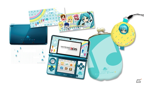 3DS＆3DS LL本体をミク一色に！「初音ミク Project mirai 2」のアクセサリーセットが発売決定の画像1