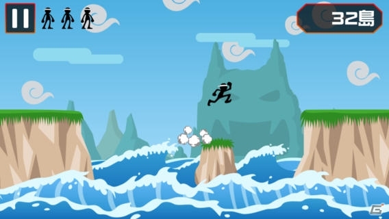 動く島をジャンプで渡れ！iOS/Android「挑戦者～浮島ジャンプ編～」が配信開始の画像2