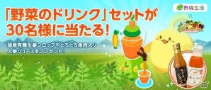 「ハッピーベジフル」有機生活提供の「野菜ドリンクセット」プレゼントキャンペーンがスタートの画像1