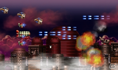 スチームパンクと横スクロールSTGの融合作！インターフェースの改良や立体視にも対応した3DS「鋼鉄帝国」が2013年12月に配信決定の画像3