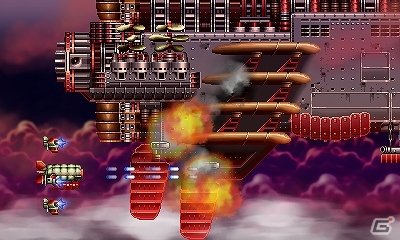 スチームパンクと横スクロールSTGの融合作！インターフェースの改良や立体視にも対応した3DS「鋼鉄帝国」が2013年12月に配信決定の画像4