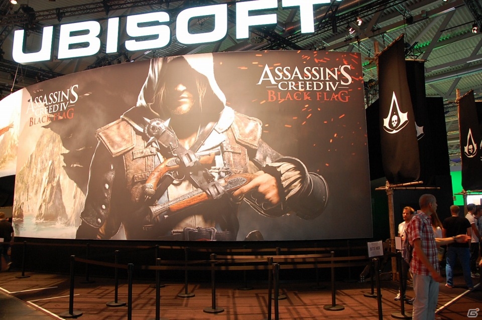 【gamescom 2013】都市をハッキングする「Watch Dogs」やシリーズ最新作「Assassin’s Creed IV Black Flag」など連日行列が！「UBISOFT」ブースをレポートの画像2