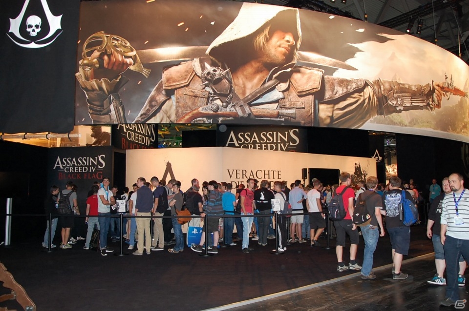 【gamescom 2013】都市をハッキングする「Watch Dogs」やシリーズ最新作「Assassin’s Creed IV Black Flag」など連日行列が！「UBISOFT」ブースをレポートの画像3