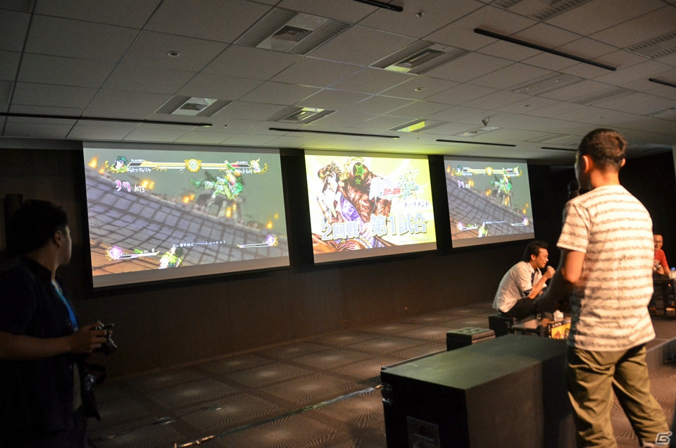 開発陣も交えたゲーム大会の行方は…！？“重ちー”のゲーム映像も初公開のPS3「ジョジョの奇妙な冒険 オールスターバトル」プレコミュプレミアム体験会イベントレポートの画像23