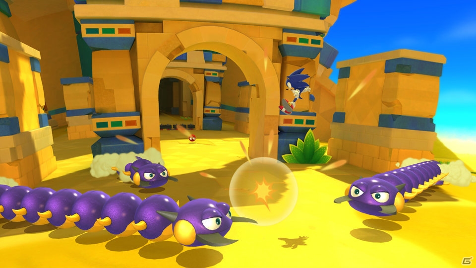 Wii U版「ソニック ロストワールド」自由自在な新アクション「パルクール」やWii U Game Padを活用したカラーパワーを一挙紹介！の画像63