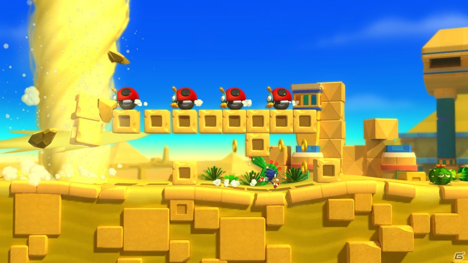 Wii U版「ソニック ロストワールド」自由自在な新アクション「パルクール」やWii U Game Padを活用したカラーパワーを一挙紹介！の画像67