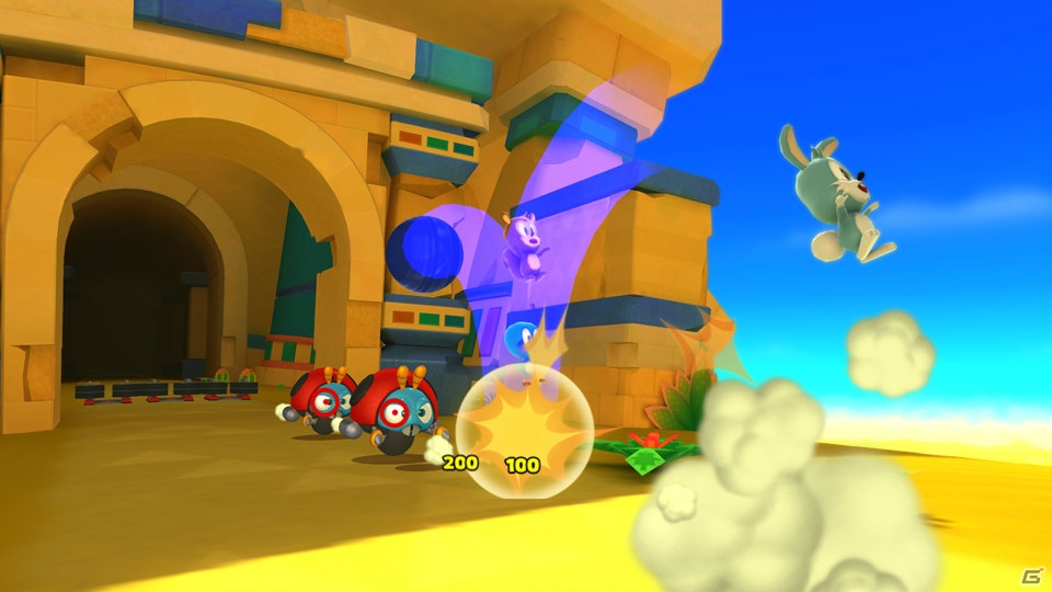 Wii U版「ソニック ロストワールド」自由自在な新アクション「パルクール」やWii U Game Padを活用したカラーパワーを一挙紹介！の画像7