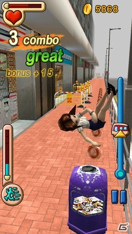 端末を傾けて華麗なアクションを魅せつけよう！Android版「Crazy Chase」配信スタートの画像2