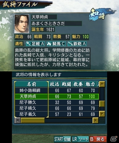 3DS「信長の野望」武将エディット機能「史実武将編集」や新シナリオ「手取川合戦」を紹介！の画像11