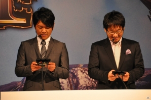 外見や性能も変わる「発掘装備」や「ギルドクエスト」ランダムで変化する「未知の樹海」とは？任天堂の岩田社長も駆けつけた「モンスターハンター4」完成発表会レポートの画像33