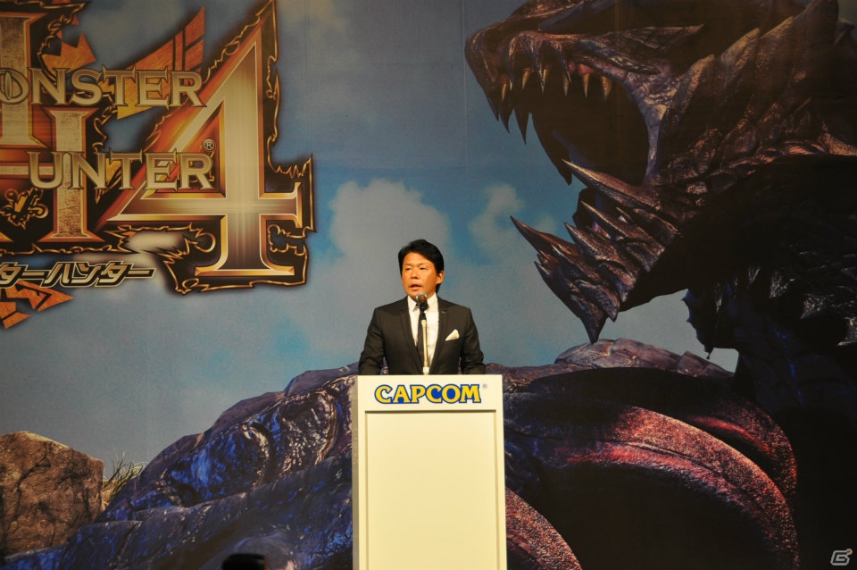 外見や性能も変わる「発掘装備」や「ギルドクエスト」ランダムで変化する「未知の樹海」とは？任天堂の岩田社長も駆けつけた「モンスターハンター4」完成発表会レポートの画像2