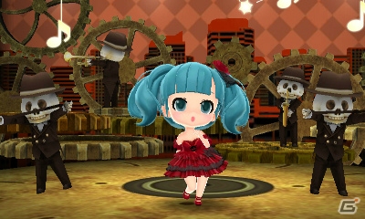 3DS「初音ミク Project mirai 2」多彩なコスチュームを楽しむゲームモード「おきがえ」を紹介！収録曲やコスチュームの続報もの画像14