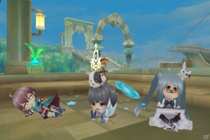 可愛らしいキャラクターと冒険の旅にでよう！iOS版「ぷちっとくろにくる」が配信開始の画像13