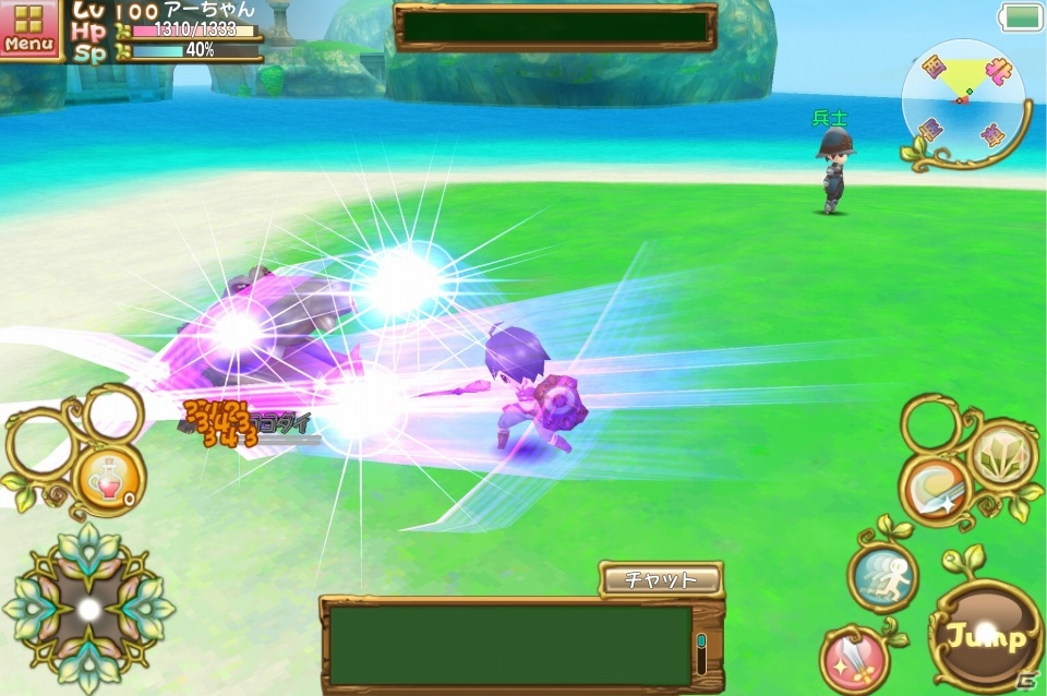 可愛らしいキャラクターと冒険の旅にでよう！iOS版「ぷちっとくろにくる」が配信開始の画像16