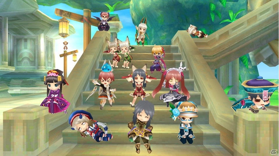 可愛らしいキャラクターと冒険の旅にでよう！iOS版「ぷちっとくろにくる」が配信開始の画像2