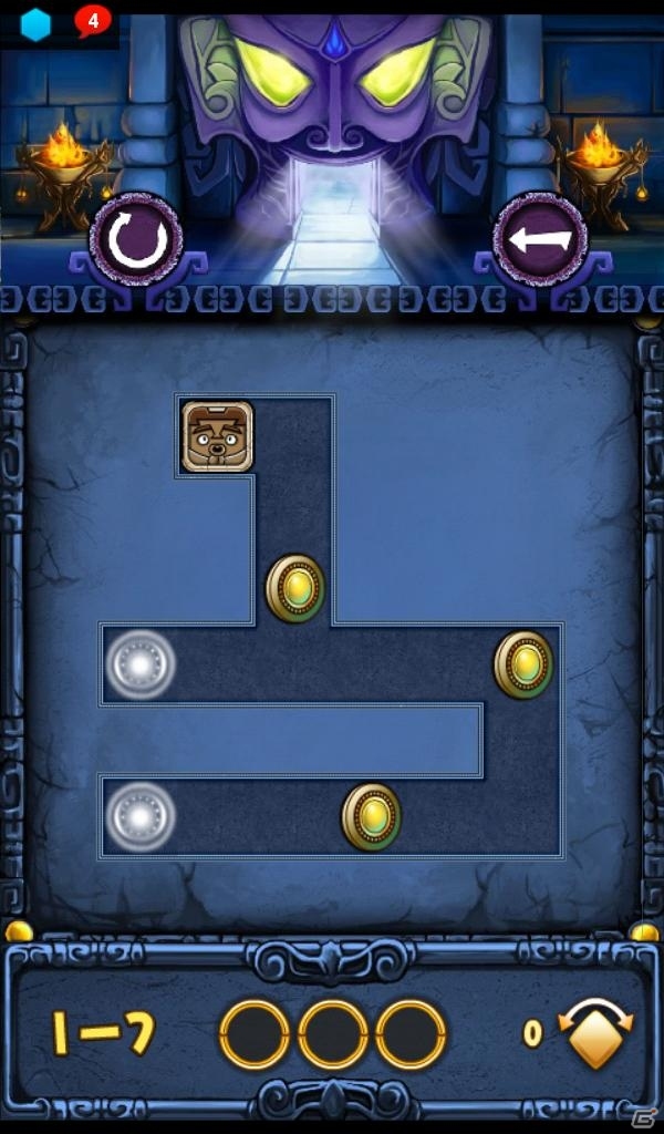 古いお墓の迷路をさまようパズルゲーム「古墳探検」Android版GREEにて配信開始の画像6